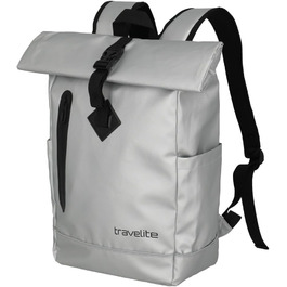 Рюкзак Travelite Rolltop водонепроникний, велосипедний, міський, з ролтопом і світловідбивачами, 48 см, 19 л