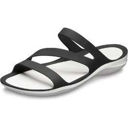 Чобочки Crocs Swiftwater Sandal W чорно-білі, 37/38 EU
