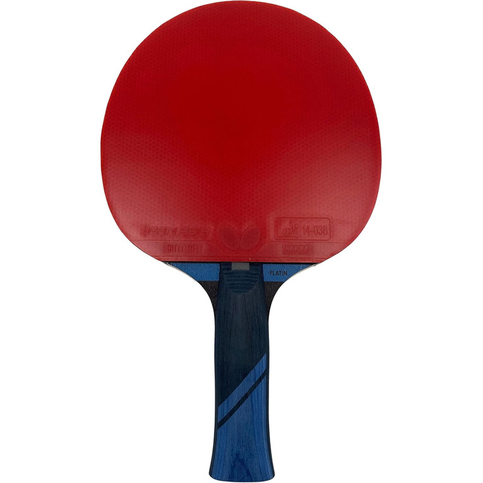 Настільна ракетка Butterfly® Dimitrij Ovtcharov Platin з EVA-технологією, ITTF сертифікований наклад Pan Asia 1,7 мм, для досвідчених гравців