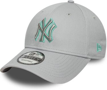 Кепка New Era New York Yankees MLB League Essential 9Forty, чорно-червона, регульована