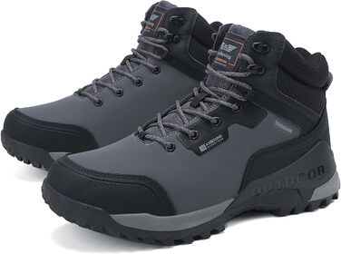 Черевики зимові чоловічі ARRIGO BELLO - зимові чоботи, чоботи для снігу, теплі, утеплені, робочі, для роботи, для хайкінгу, розміри 41-46 (Сірий3372, 43 EU)