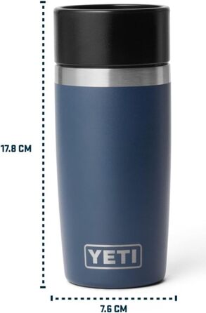 Термофляга YETI Rambler 12 oz (355 мл) з кришкою Commuter, чорна