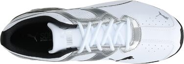 Кросівки чоловічі PUMA Tazon 6 (42 EU, білий, сріблястий, чорний)