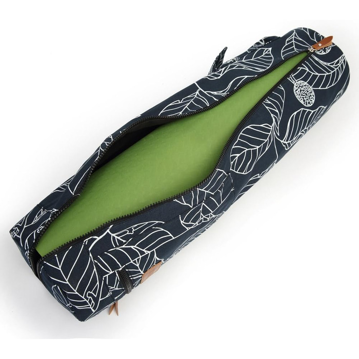Сумка для йога-килимка Yogamatten-Tasche, синя з квітковим малюнком, унісекс, з плечовим ременем та кишенями