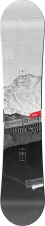 Сноуборд Nitro Prime RAW для чоловіків, Allmountain, Flat-Out Rocker, Directional, Mid-Wide & Wide для великих розмірів взуття