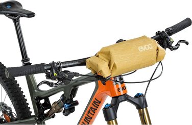 Велосипедна сумка на кермо EVOC Handlebar Pack BOA, водостійка, 2,5/5 л, швидкий доступ, система BOA, жовта