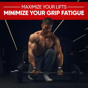 Набори для тяги 5 Element: Допоміжні петлі для силових тренувань (пара) - гачки для тяги, обладнання для чоловіків та жінок, 8 мм неопрен, для важкої атлетики, підтягувань, вправ на плечі, армійний зелений