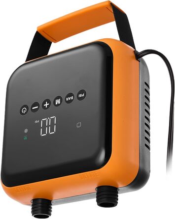Електрична SUP-насос VEVOR з USB-виходом, 2-ступенева автоматична насос для надувних SUP, наметів, 40 PSI, 12V DC, LED-підсвічування