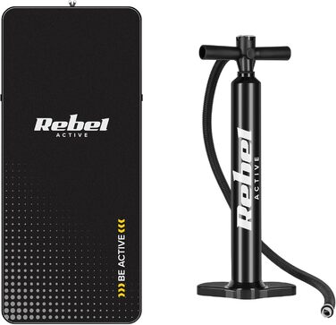 SUP дошка Rebel Electro Brett 350 см з насосом, веслом та рюкзаком (RBA-4501-BL) - надувна, Drop-Stitch