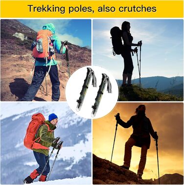 Трекінгові палиці Zentiva для Nordic Walking, складні, телескопічні, 110-135см, алюміній, зелені
