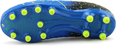 Дитячі футбольні бутси Hawkwell для твердого поля, чорно-зелені (30 EU, синьо-зелені)