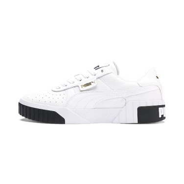 Жіночі кросівки Puma Cali Wn's білі з чорним логотипом, розмір 36 EU