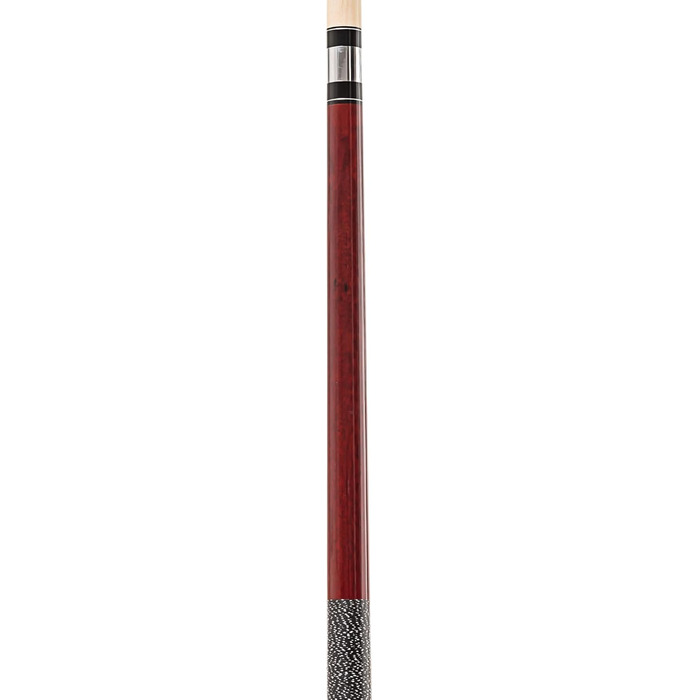 Білярдний кий Parker JPS-Serie, 2-частини, професійний, з клена, обмотка з льону, наконечник 13 мм, чорно-червоно-білий