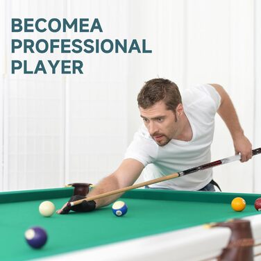 Кю HomeSeason для більярдного столу: кий 58'' з чохлом, LED підсвічуванням