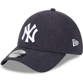 Кепка New Era 39Thirty New York Yankees Heather Navy S-M (Синій)