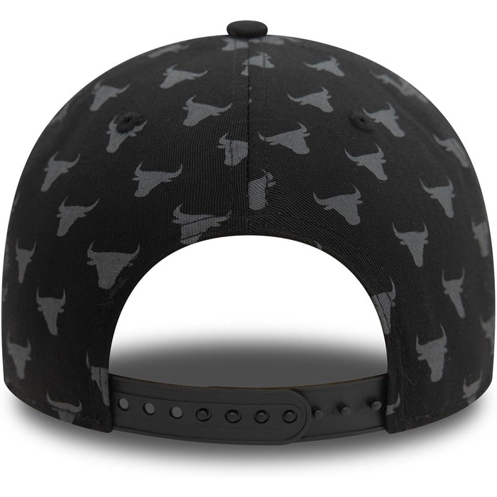 Кепка New Era NBA 9Forty Chicago Bulls, регульована, з вигнутим козирком, офіційний логотип, універсальний розмір