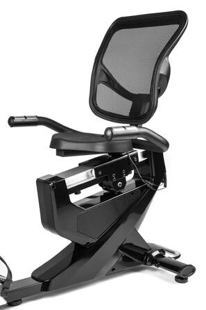 Горизонтальний велотренажер Hop-Sport HS-070L Helix червоний iConsole+