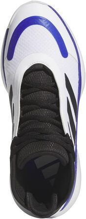 Кросівки Adidas Bounce Legends Low Unisex для баскетболу, 42 EU, Cloud White/Core Black/Lucid Blue