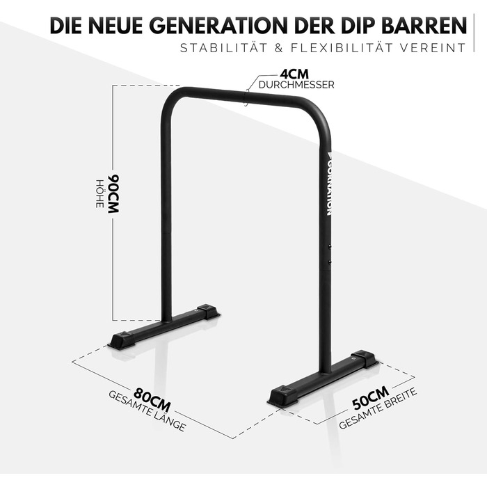 GORNATION Турнік для віджимань преміум-класу: регульований турнік для дому та вулиці, стійкий та зручний