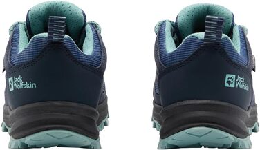 Дитячі трекінгові черевики Jack Wolfskin Vojo Tour Texapore Low - блакитний (33 EU)