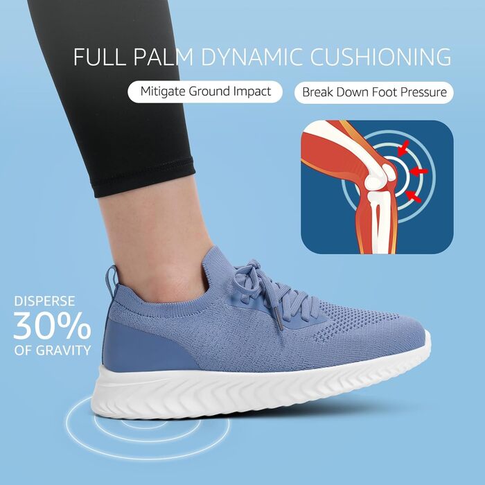 Жіночі кросівки HKR: дихаючі, легкі, спортивні, для активного відпочинку (39 EU, Büffelblau)