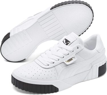 Жіночі кросівки Puma Cali Wn's білі з чорним логотипом, розмір 36 EU