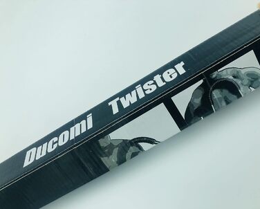 Ducomi Twister – гнучкий еспандер для рук і грудей, тренажер для фітнесу вдома і в залі, силова штанга для чоловіків і жінок, зміцнення м'язів