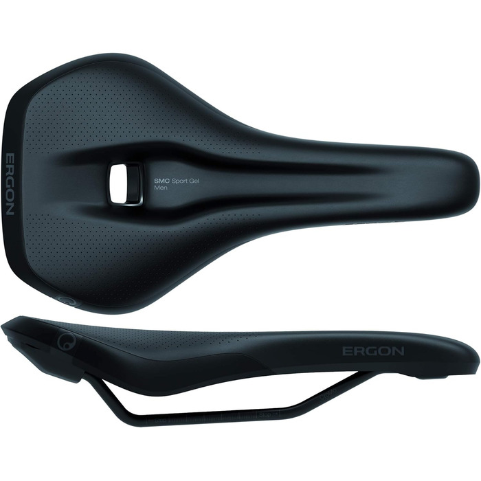 Ергономічне велосипедне сідло Ergon SMC Sport Gel для MTB, чорне, розмір Medium/Large