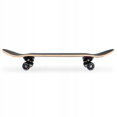 Класичний скейтборд OLLIE зі світловідбиваючим принтом, колеса 92A, підшипники ABEC3, Spokey