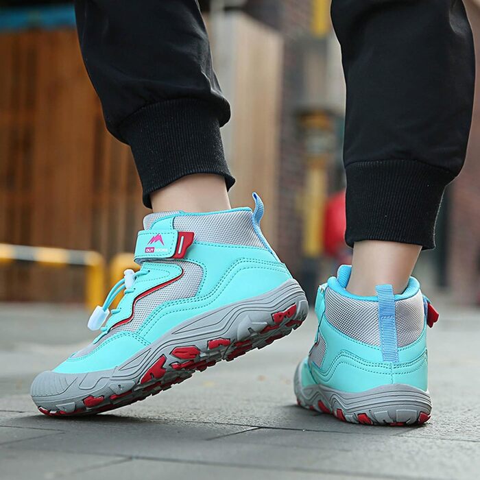 Дитячі трекінгові черевики Wanderschuhe: водонепроникні, зручні, для активного відпочинку (30 EU, небесно-блакитний)