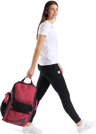 Рюкзак для плавання Arena One Go, 45 літрів, великий, для подорожей, червоний