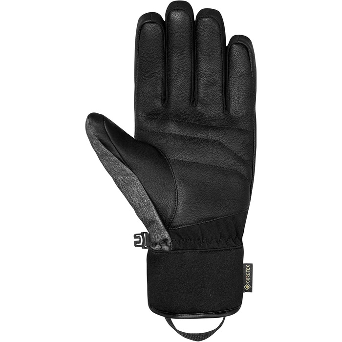 Герметичні гірськолижні рукавички Reusch Gore-TEX унісекс Softshell, чорно-сірі, розмір 7.5