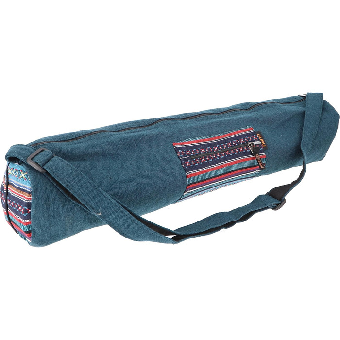 Сумка для йога-мату GURU SHOP Boho, нейлонова, чорна, унісекс, 70x24x14 см, з Непалу