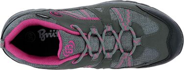 Туфлі трекінгові Brütting Unisex Fresno Low Rise, 38 EU, Антрацит-Рожевий