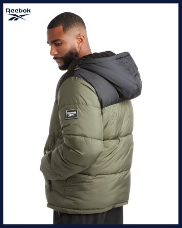 Куртка чоловіча Reebok Rbk Heavy Puffr V2 Olive/Leaf It to Me (синтетичний пух)