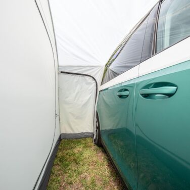 Намет Skandika Tunnelzelt Camper Tramp Protect для кемпінгу 2-4 особи, сірий | Водонепроникний намет з інтегрованою підлогою, москітною сіткою, для фургонів, мінівенів, подорожей