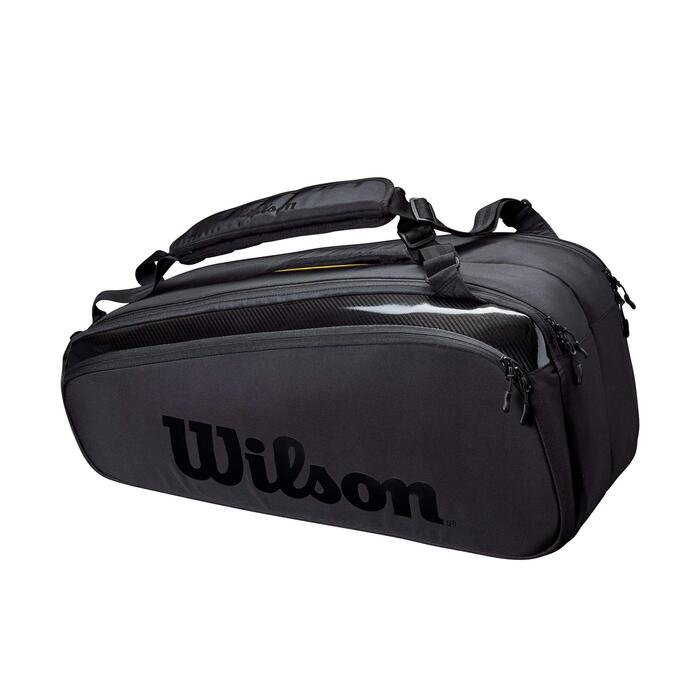Сумка для тенісу Wilson Super Tour Pro Staff 9 (чорна) - для дорослих