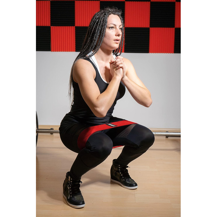 Стрічки для фітнесу Raigeki: набір 3 шт. + плани тренувань. Стрічки опору Loop, Theraband для стегон, ніг, сідниць, силових вправ (S-R-W)