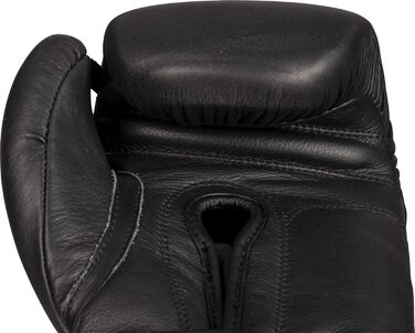 Боксерські рукавички TOP TEN Black'n'Black, чорні, шкіряні