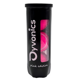 М'ячі для падел Dyvonics N1, рожеві, 3 шт. в банці