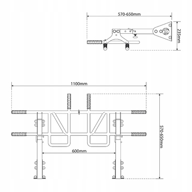 Стіновий турнік K-Sport Monkeybar KSSL040