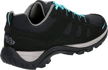 Жіночі трекінгові півчеревики Brütting Mount Frakes Low (42 EU, чорний/турквіс)