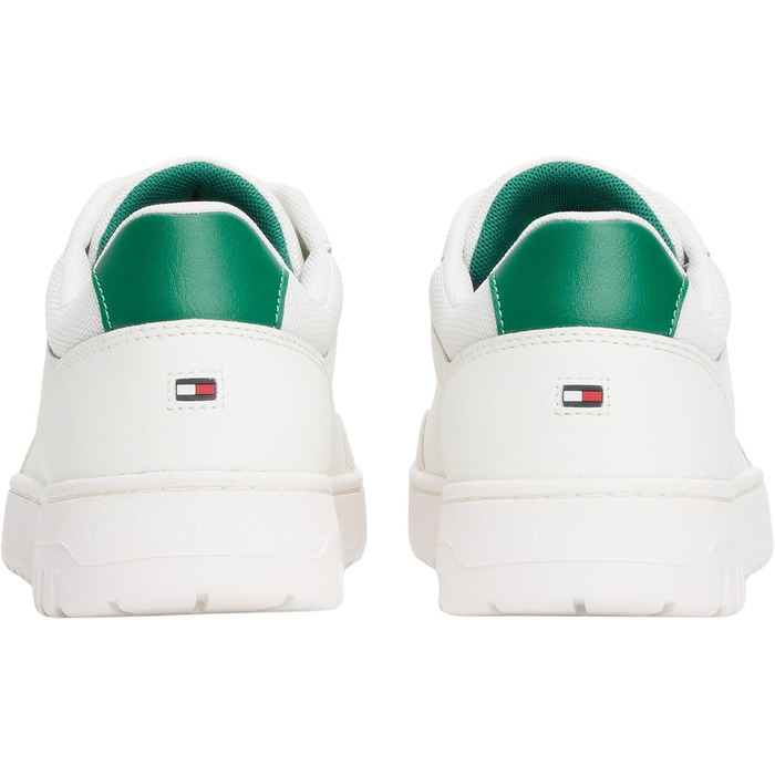 Чоловічі шкіряні кросівки Tommy Hilfiger Court Sneaker Basket Core Elegant, білий/екрю, розмір 46 EU