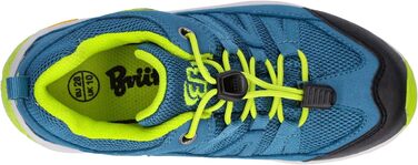 Трейлраннінгівські кросівки Brütting Ohio для хлопчиків, 34 EU, Petrol Lemon