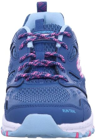 Кросівки Skechers блакитні з сіткою та шкіряними вставками, рожева окантовка (39.5 EU)