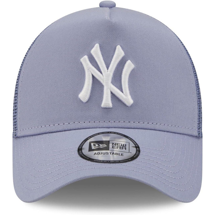 Кепка бейсболка New Era A-Frame Trucker з козирком New York Yankees, фіолетовий