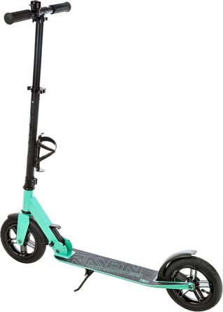 Скутер Raven Roller Cityroller Snug AIR з колесами 200 мм, дзвіночком та тримачем для пляшки (м'ятний)