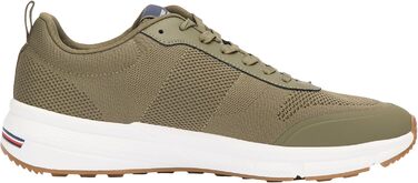 Чоловічі кросівки Tommy Hilfiger Runner Lightweight Modern Knit, темно-зелені (Army Green), розмір 40 EU