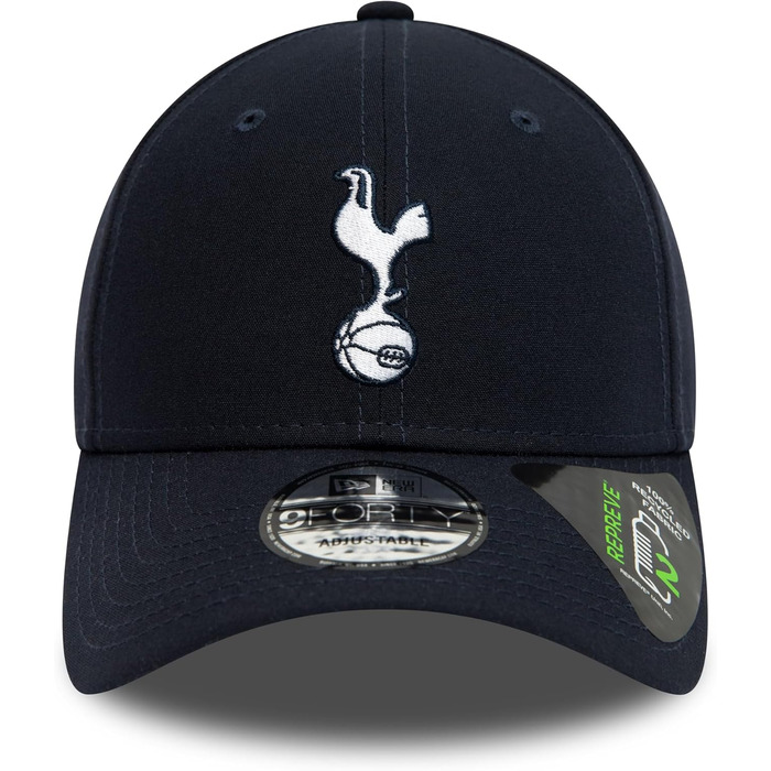 Кепка New Era 9Forty з регульованим розміром, бейсболка з логотипом команди, вигнутий козирок, серії A, Прем'єр-ліга, універсальний розмір (Tottenham Hotspur #34794)