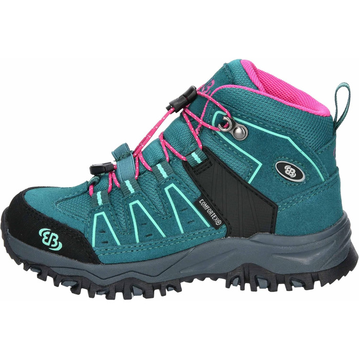 Дитячі трекінгові черевики Brütting Mount Pinos (39 EU) - Petrol Pink Turquoise